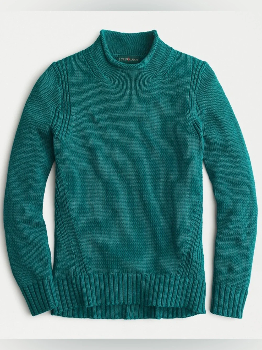 J. Crew 1988 roll neck sweater in cotton XS